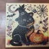 c77f5b291c07452e2fa3fc446b584571 Spooky Cat Diamond Painting Kit – Cozy Fall DIY Art & Anxiety Relief (Pre-Order)